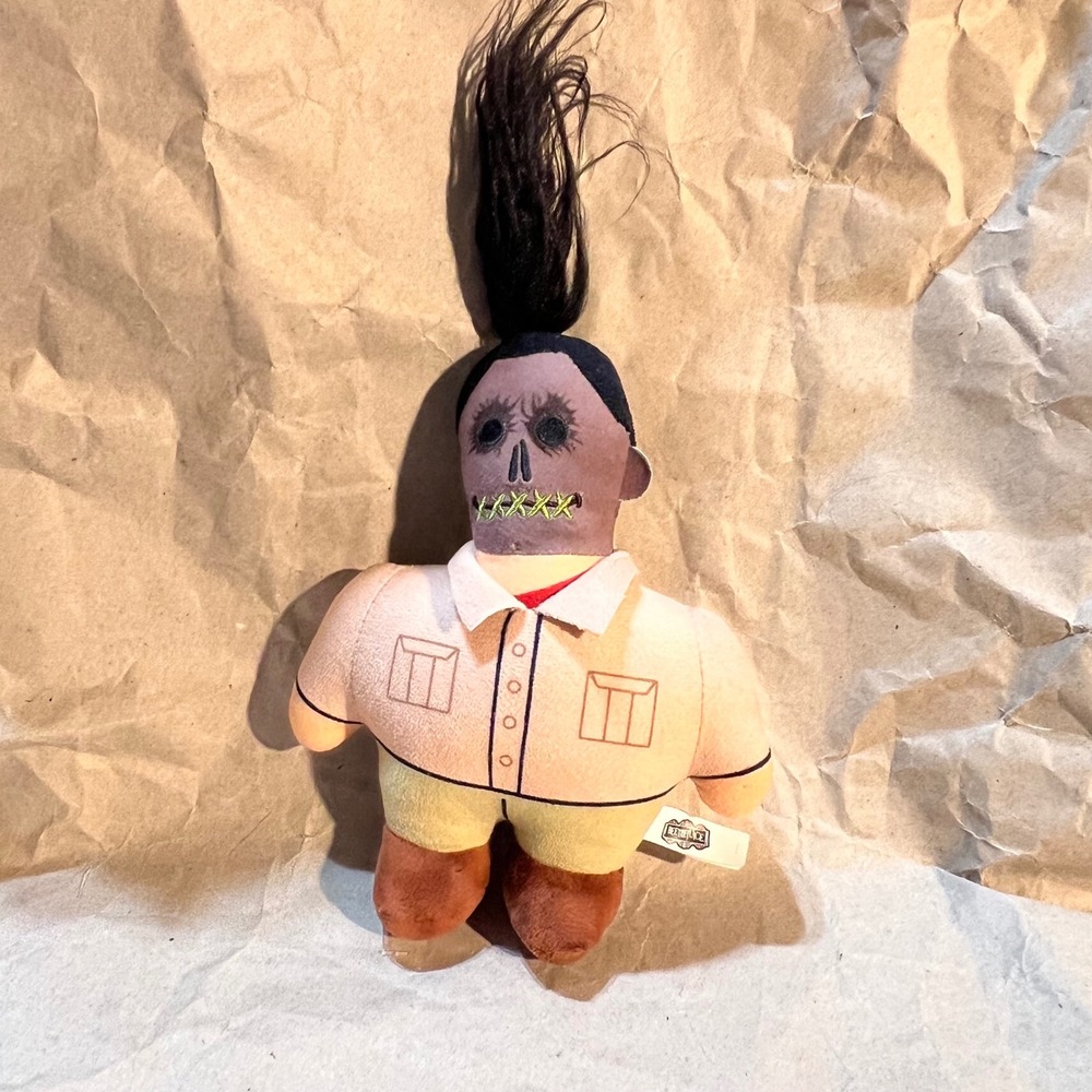 Beetlejuice Harry the Hunter Plush Shrunken Head Tan Brown Horror 2024